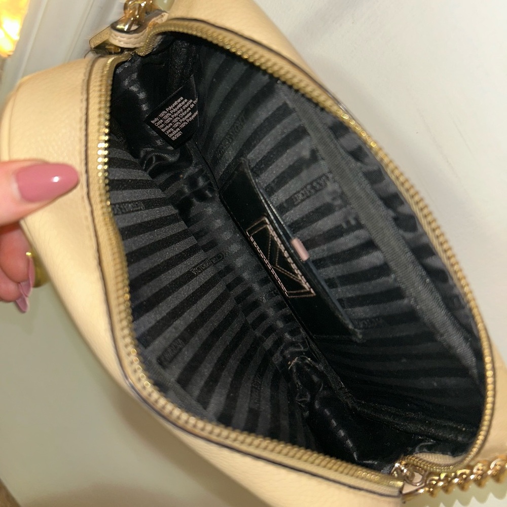 Victoria’s secret cross body snakeskin purse with mirror